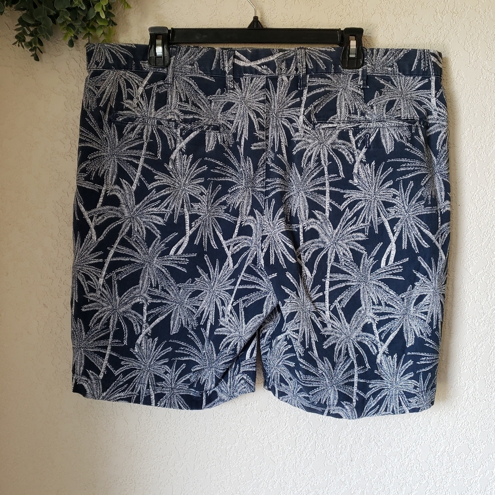 Gap 10" Vintage Wash Shorts with GapFlex Indigo Palm Print Chino Men's Size 38